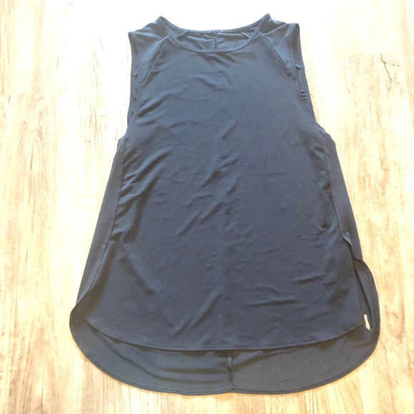 Lucy Tops - Lucy Black Athletic Tank Top with Fly-Away Sides